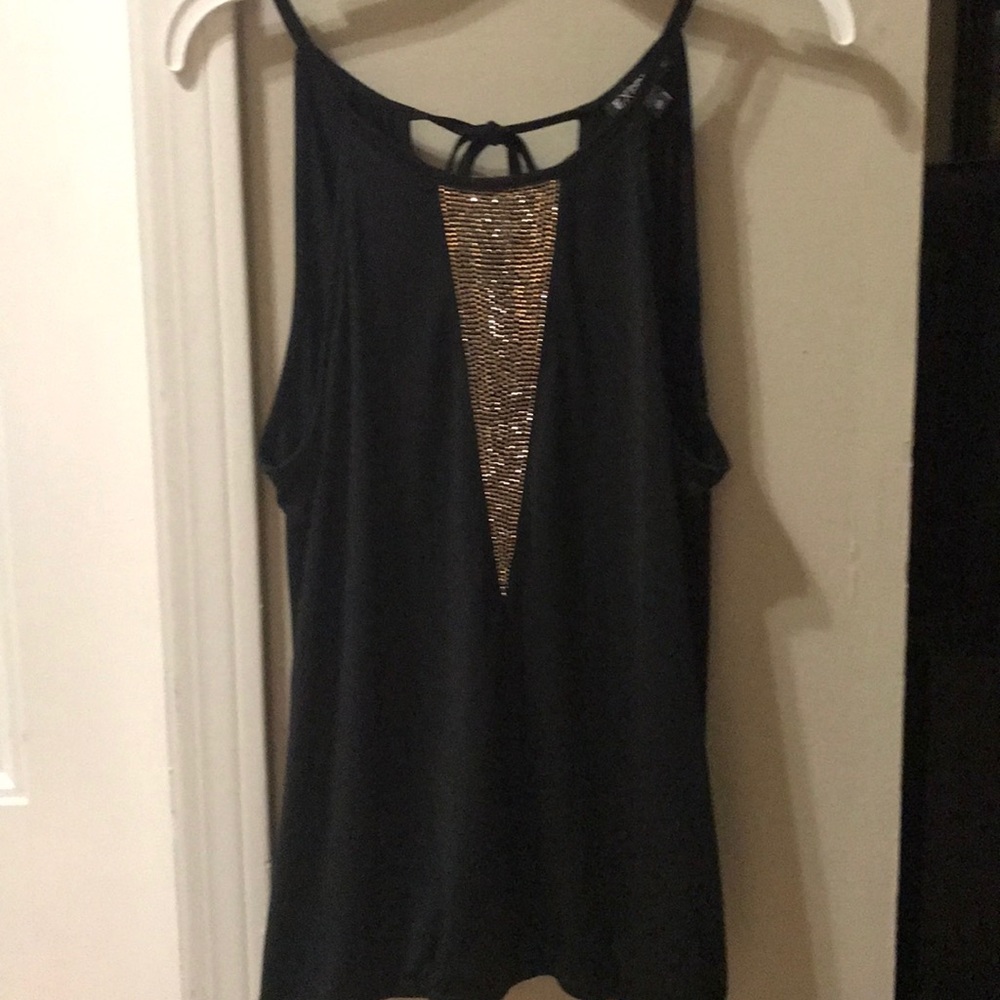 Express sleeveless night out shirt